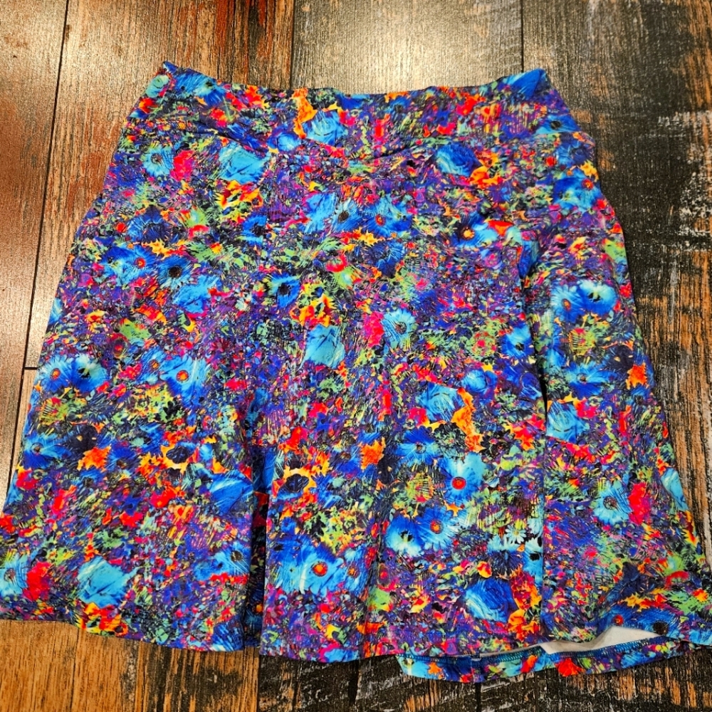Vibrant Multicolor Women's Skorts